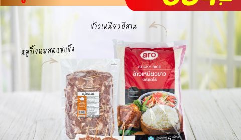 ข้าวเหนียวหมูปิ้ง