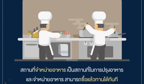 สถานที่จำหน่ายอาหาร 